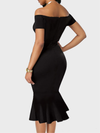 <tc>Elegantiška suknelė Dellila juoda</tc>