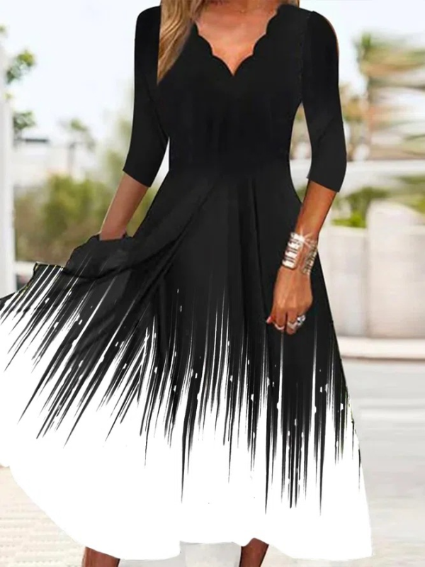 ELEGANT DRESS MARELLE black