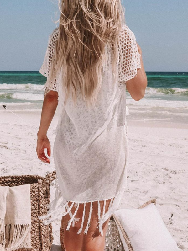 <tc>Obleka za na plažo Isador bela</tc>