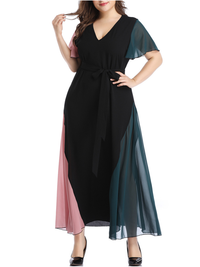 PLUS SIZE LONG DRESS KATERINA