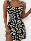 SUMMER FLORA DRESS BLACK