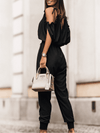 LACE JUMPSUIT MAXINA black