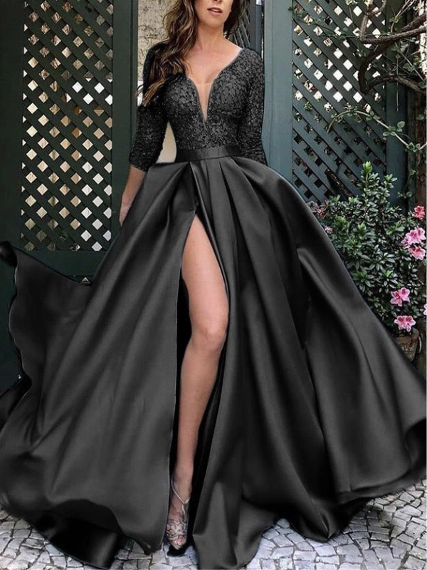 <tc>Vakarinė suknelė Klaire juoda</tc>