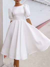 ELEGANT DRESS NALLELI white