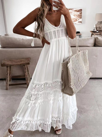 ELEGANT DRESS NANINA white