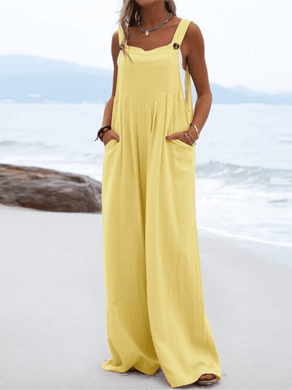 SUMMER JUMPSUIT LATARRA yellow