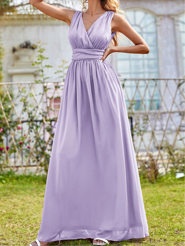 <tc>Elegantní maxi šaty Lacia fialová</tc>