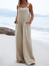 SUMMER JUMPSUIT OLIVERIA beige