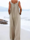 SUMMER JUMPSUIT OLIVERIA beige