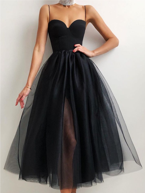 <tc>Elegantiška suknelė Tashia juoda</tc>