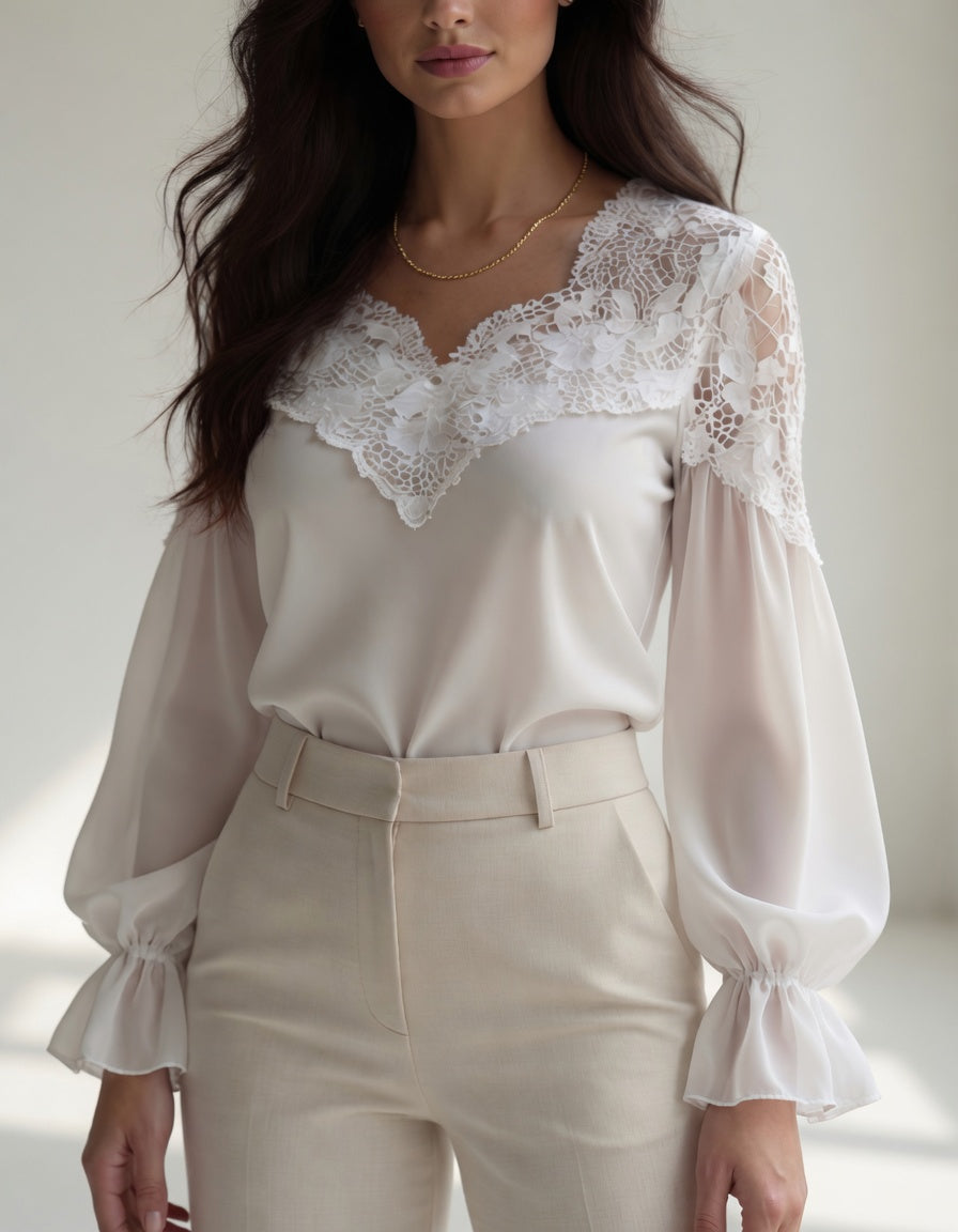 <tc>ELEGANTNA BLUZA GERTADA bela </tc>