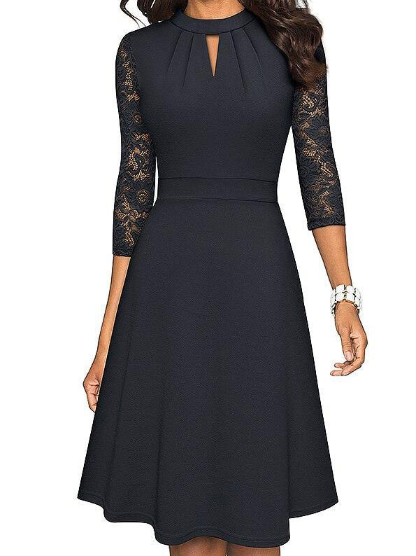 ELEGANT DRESS JOYE black