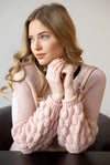 <tc>Pleten pulover Albertha roza</tc>