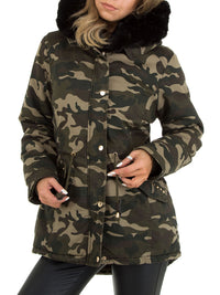 <tc>Zimný kabát s kapucňou Malka army</tc>