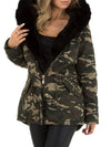 <tc>Zimný kabát s kapucňou Malka army</tc>