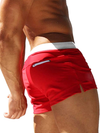 MEN'S SWIMMING TRUNKS DERRY red