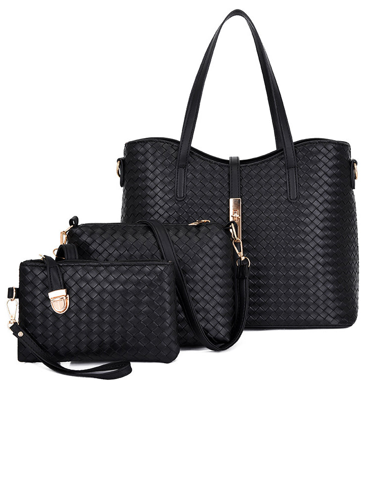 3 PCS BAG'S SET CARLY black