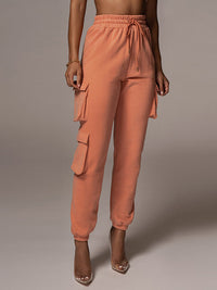 PANTS NATASA coral