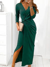 ELEGANT DRESS THAIS green