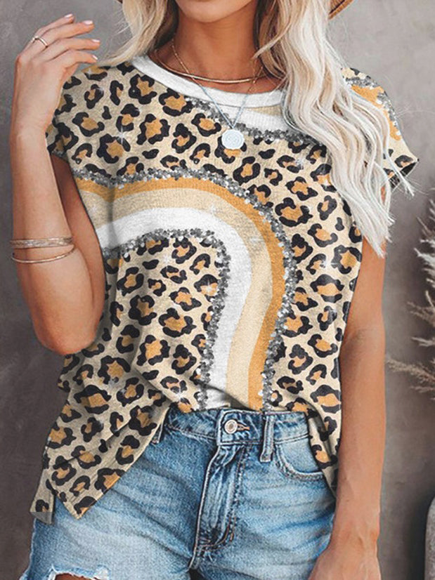 <tc>Marškinėliai Barel leopardo rašto</tc>