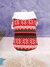 CHRISTMAS DOG SWEATER CLAUD red
