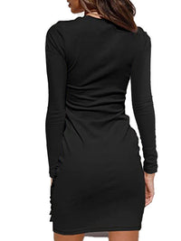 <tc>Elegantna obleka Kally črna</tc>