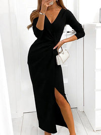 <tc>Elegantiška suknelė Thais juoda</tc>