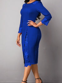 <tc>Elegantiška suknelė Nancee mėlyna</tc>