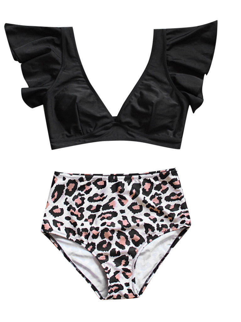 BIKINI TITANNA black and leopard