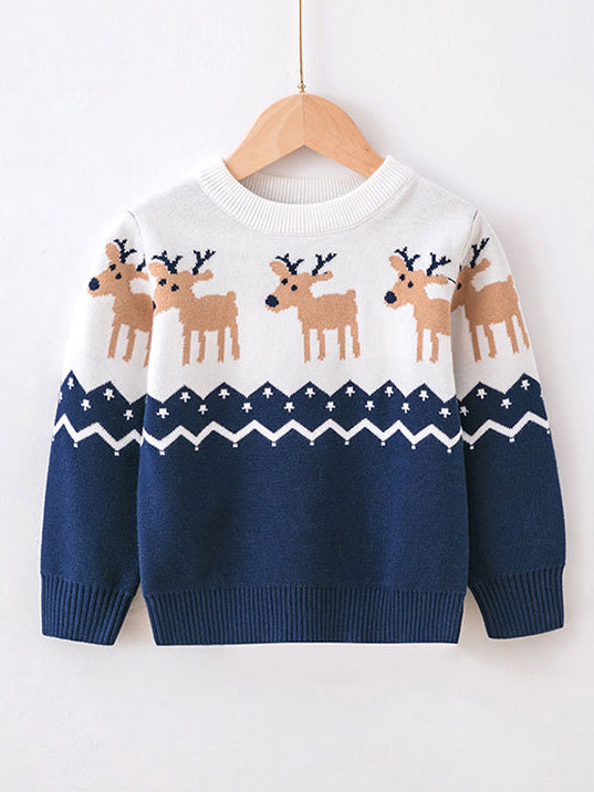 <tc>Vaikiškas megztinis Cantara tamsiai mėlynas</tc>
