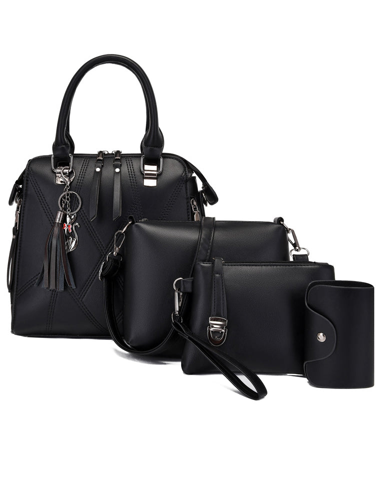 4 PCS BAG'S SET KRYSTI black