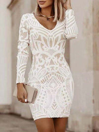 ELEGANT DRESS SANDRINE white