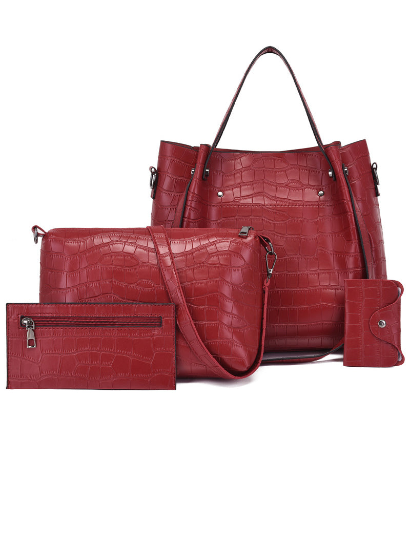 4 PCS BAG'S SET KHRIS red