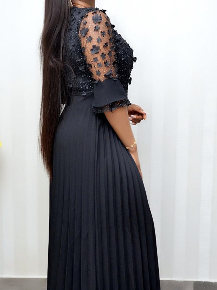 <tc>Elegantiška suknelė Loti juoda</tc>