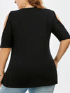 PLUS SIZE SHIRT GUDA black