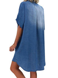 MINI DRESS CLADIA blue