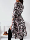 ELEGANT DRESS KAMALIA leopard