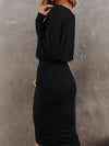 <tc>Elegantiška suknelė Corra juoda</tc>