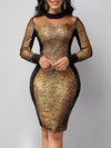 <tc>Elegantiška suknelė Efia auksinė</tc>