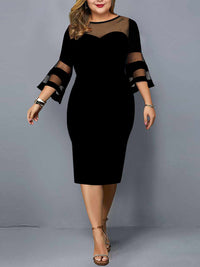 <tc>Plius dydžio suknelė Katrin juoda</tc>