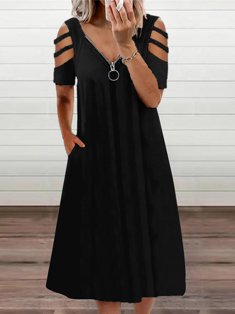 <tc>Vasarinė suknelė Gita juoda</tc>