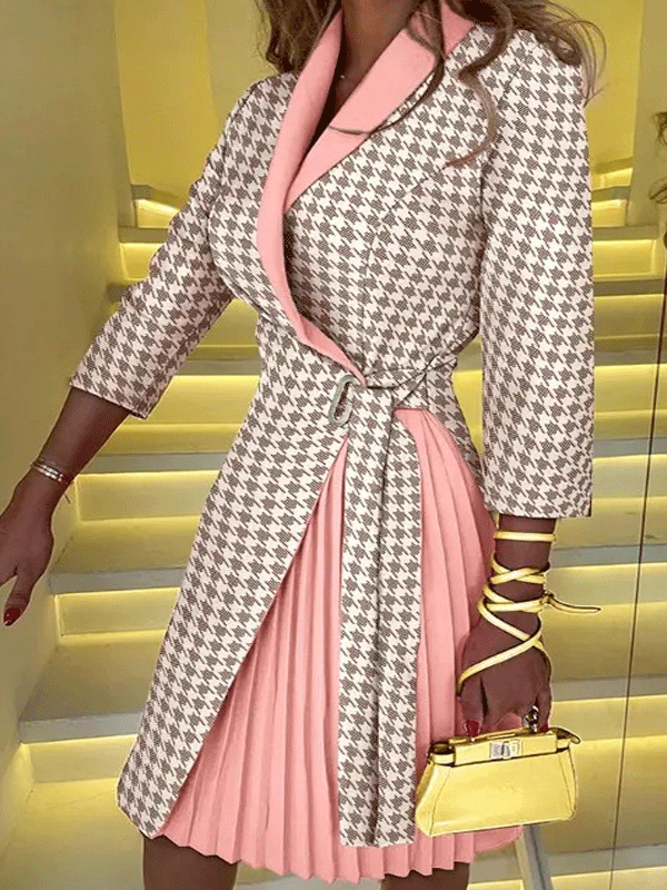 <tc>Elegantna obleka Odelya roza</tc>