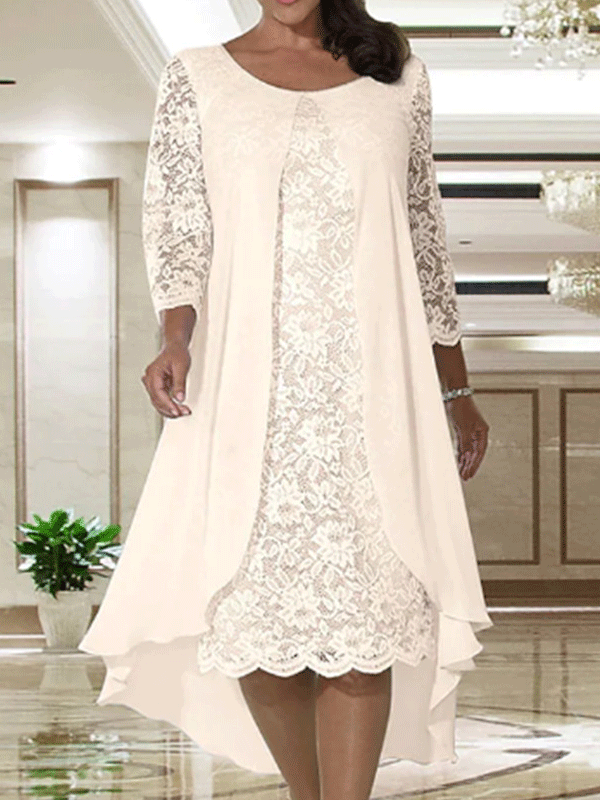 <tc>Elegantiška suknelė Maranela smėlio spalvos</tc>