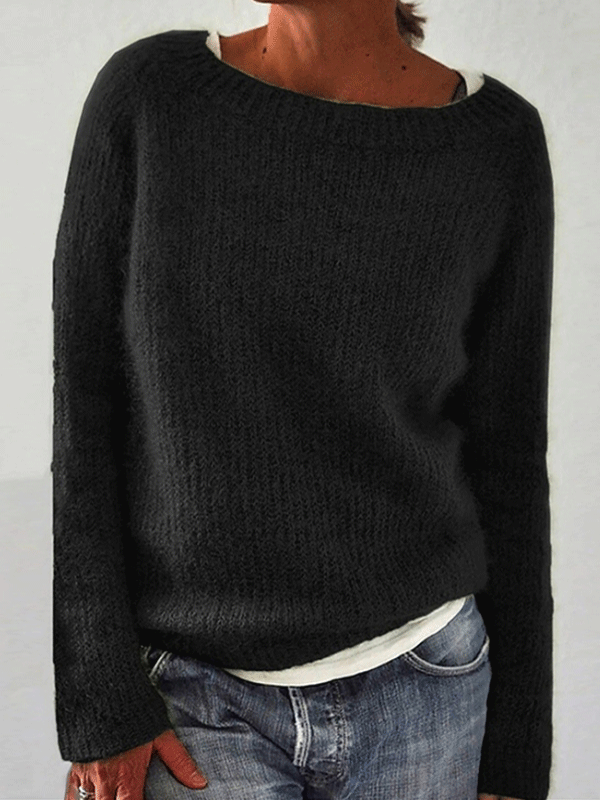 ELEGANTNÍ pulovr MAREY černý