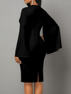 ELEGANT DRESS IDARINE black