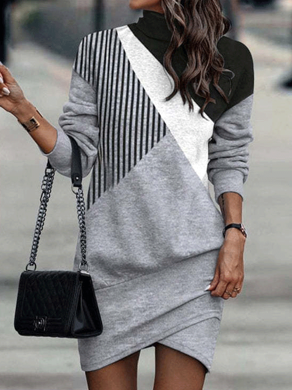 ELEGANT DRESS ORBELLE grey