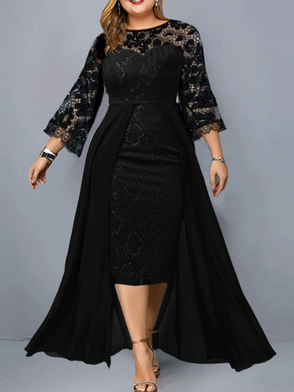 ELEGANT DRESS ISMENIA black