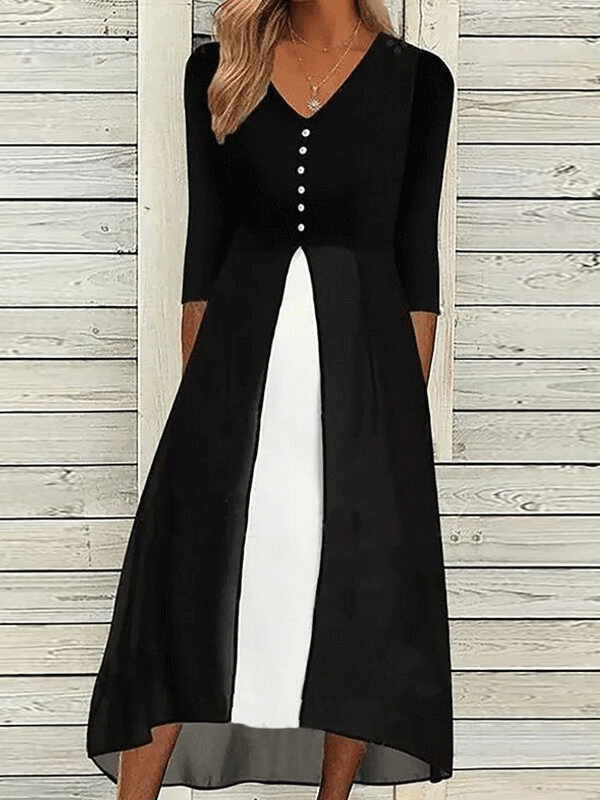 ELEGANT DRESS NIGELLA black