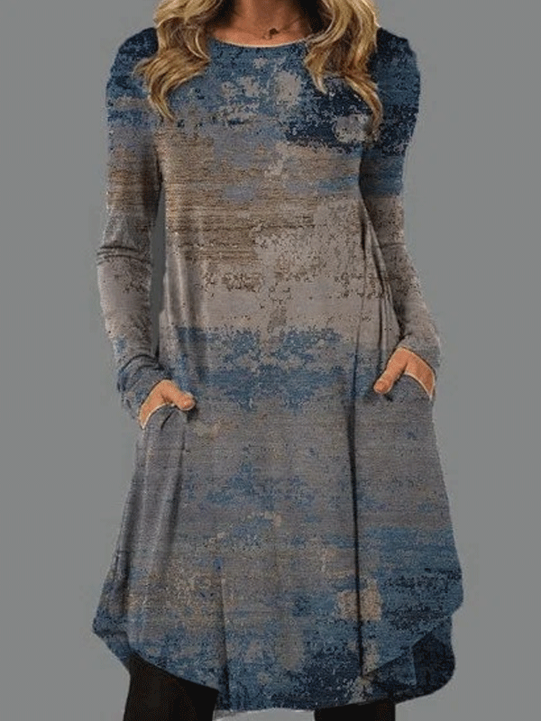 <tc>Elegantiška suknelė Sarese pilka</tc>