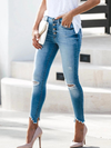 JEANS MARGHERITE modra